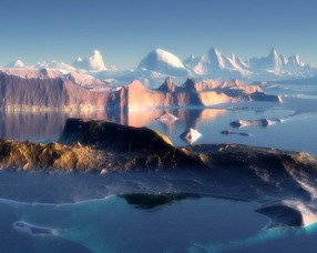 南极洲景观，洲：冰封的世界，无尽的魅力