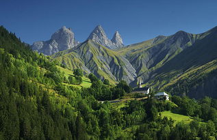 瑞士阿尔卑斯山景区