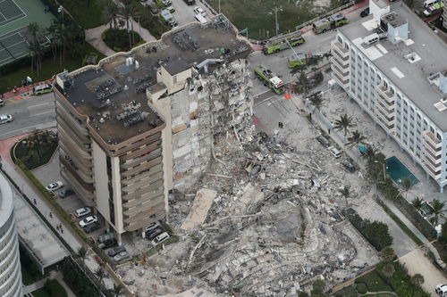 美国迈阿密公寓楼垮塌