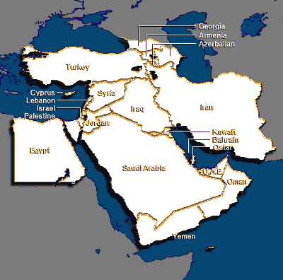 中东主要自然地理特征
