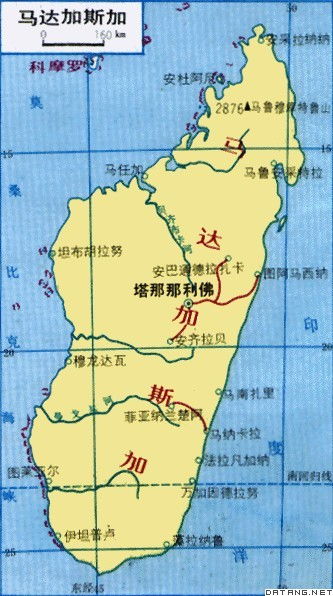 马达加斯加河流流向